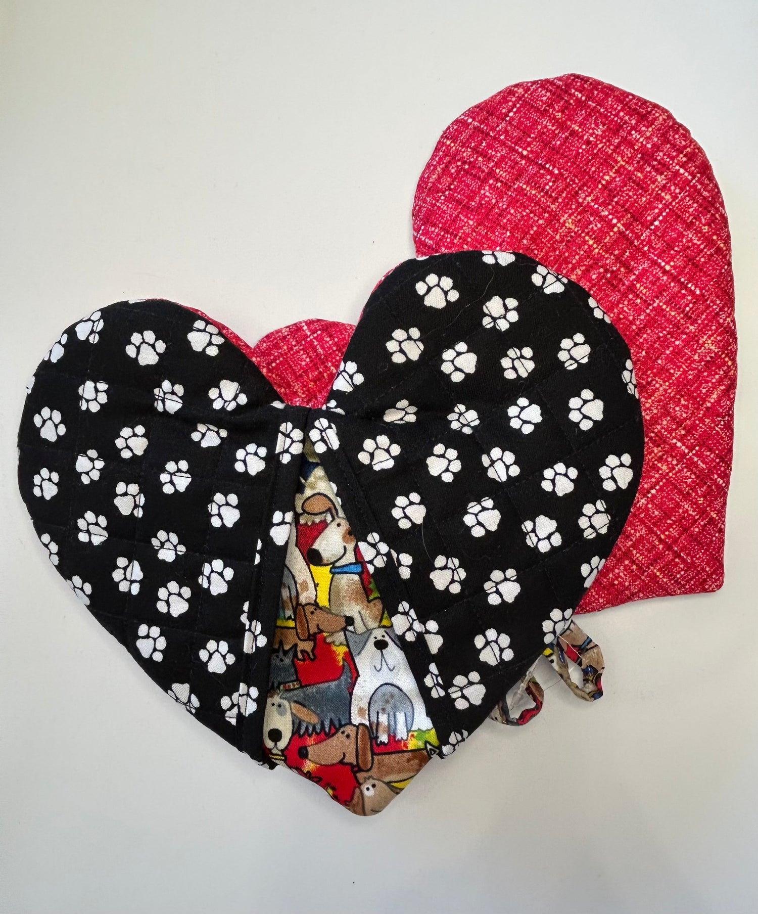 Heart shaped Potholders