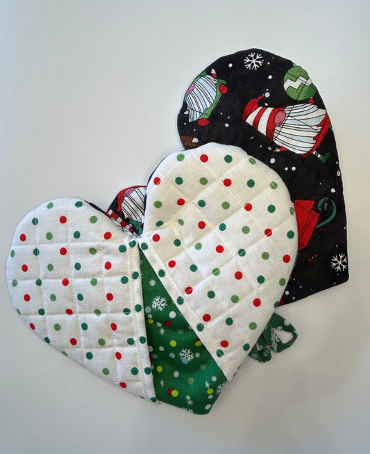 Heart shaped Potholder